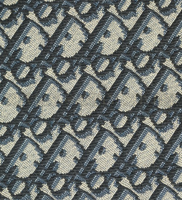 디올 Diorstar 스몰 버킷백 블루 오블리크 자카드