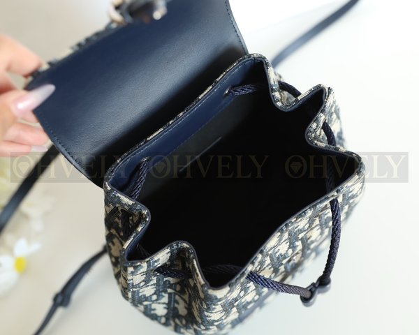 디올 오블리크 자카드 백팩