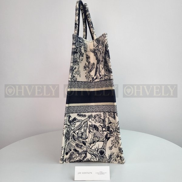 디올 트왈 드 주이 북 토트백 라지