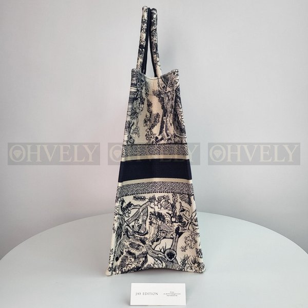 디올 트왈 드 주이 북 토트백 라지