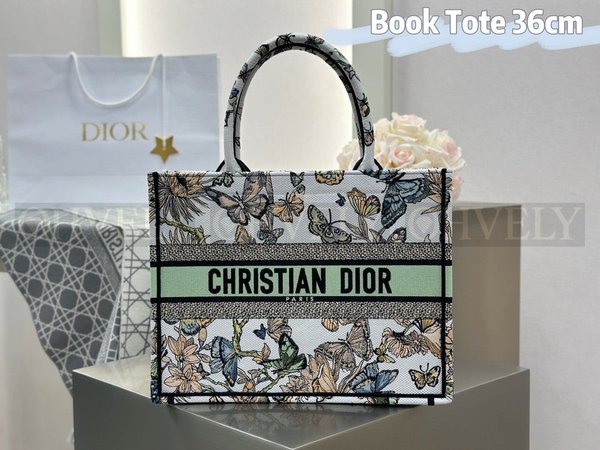 디올 트왈 드 주이 멕시코  북 토트백 미디움