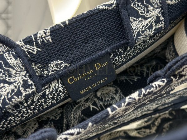 디올 트왈 드 주이 리버스 자수  북 토트백 미니
