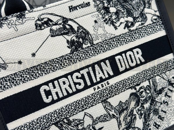 디올 조디악 자수 북 토트 스트랩백