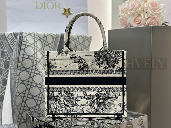 디올 조디악 자수  북 토트백 스몰