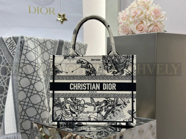 디올 조디악 자수  북 토트백 스몰