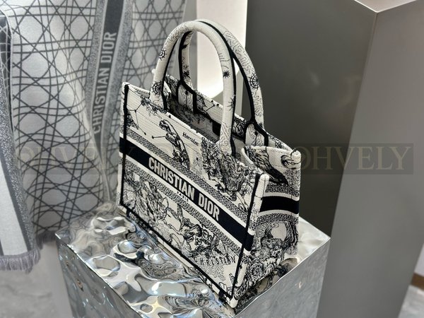 디올 조디악 자수  북 토트백 스몰