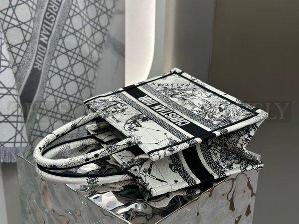 디올 조디악 자수  북 토트백 스몰