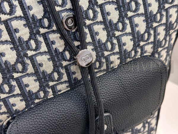 디올 오블리크 새들 플랩 백팩