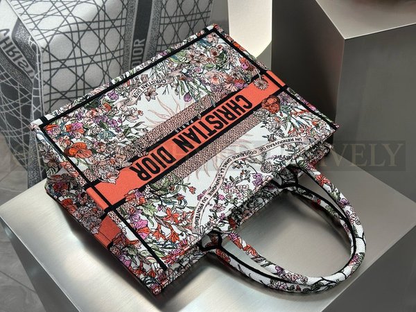 디올 쎄종 쏠레이 자수 북 토트백 미디움