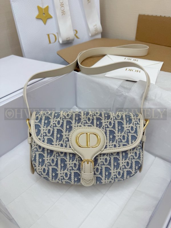 디올 라피아 데님 바비백 이스트웨스트