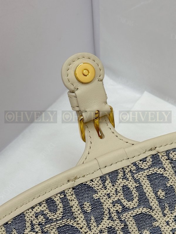 디올 라피아 데님 바비백 이스트웨스트