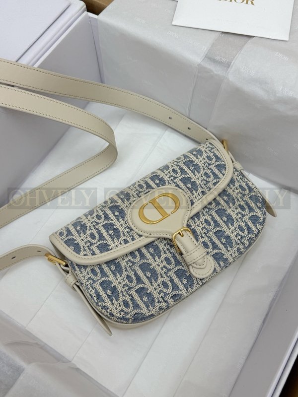 디올 라피아 데님 바비백 이스트웨스트