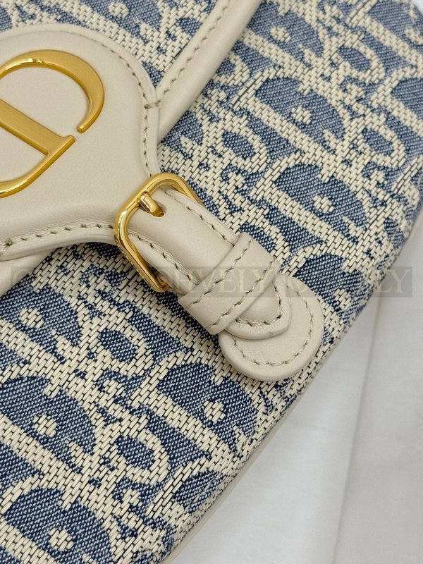 디올 라피아 데님 바비백 이스트웨스트