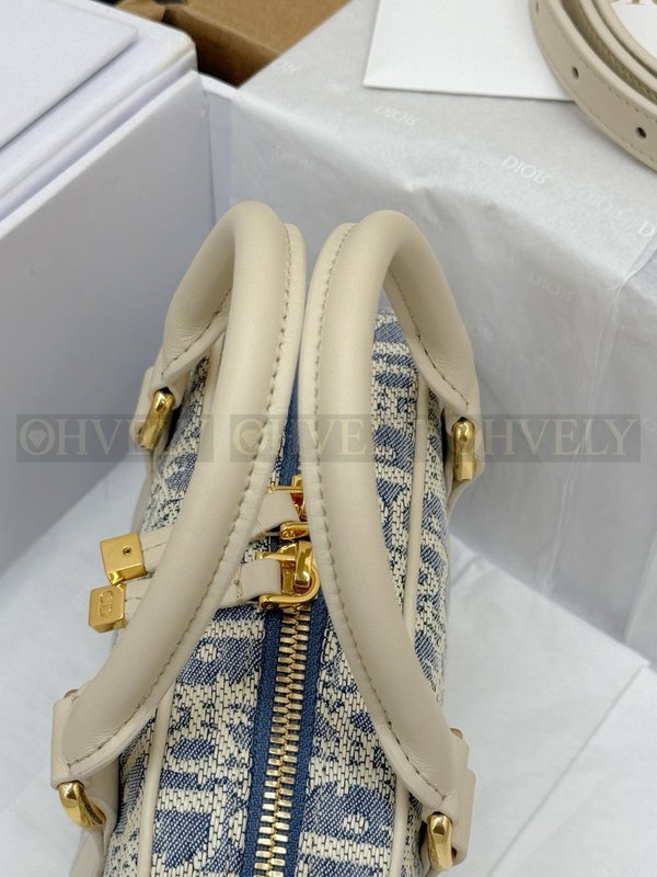 디올 라피아 데님  디 바이브 이스트웨스트 나노 백