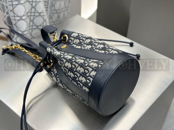 디올 오블리크 자카드 백팩 스몰