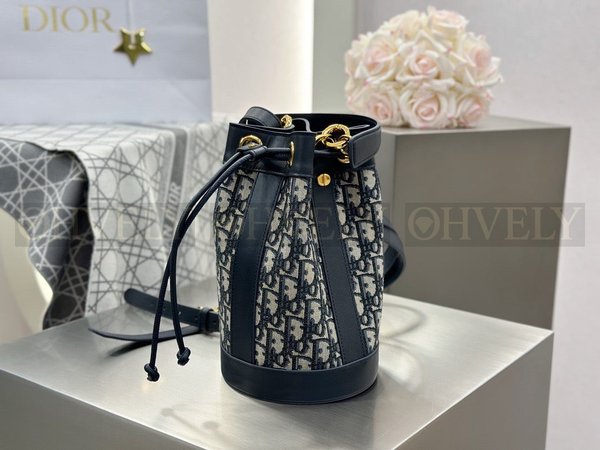 디올 오블리크 자카드 백팩 스몰