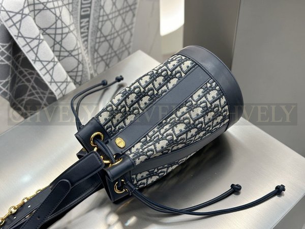 디올 오블리크 자카드 백팩 스몰