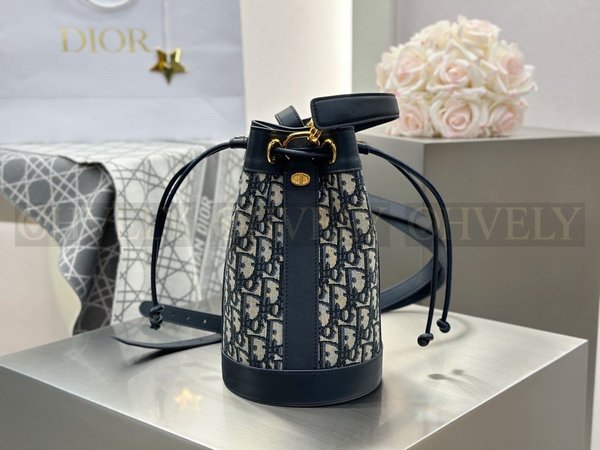 디올 오블리크 자카드 백팩 스몰