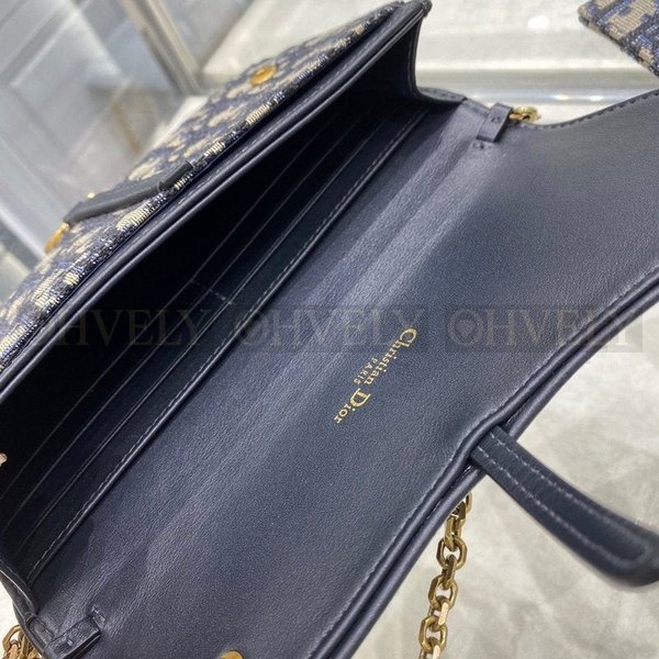 디올 오블리크 새들 미니 WOC