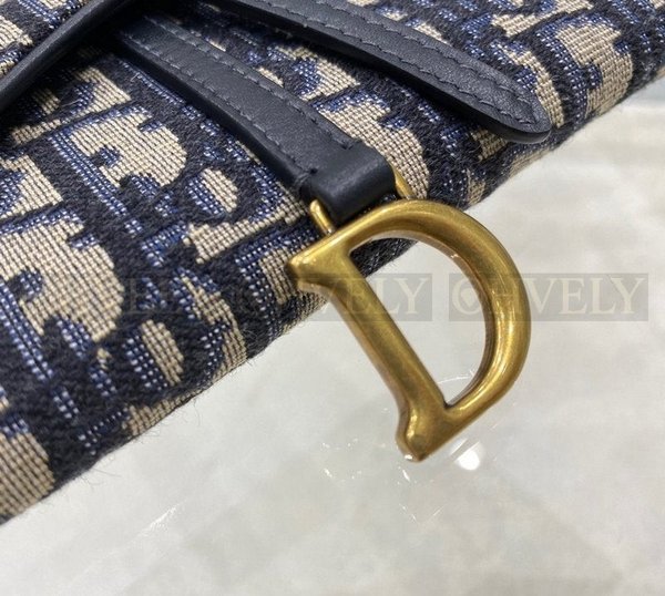 디올 오블리크 새들 미니 WOC