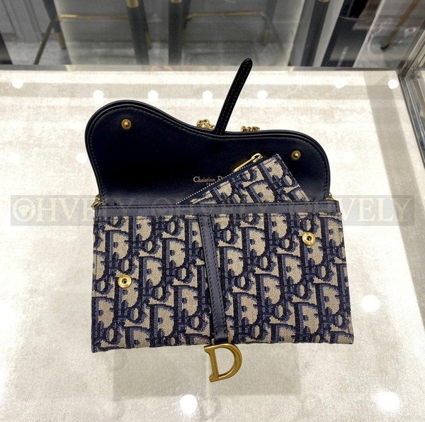 디올 오블리크 새들 미니 WOC