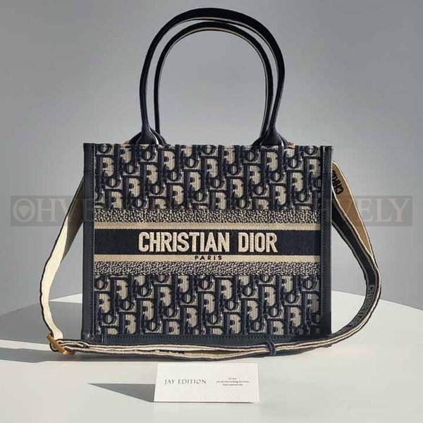 디올 오블리크 북 토트 스트랩백 스몰