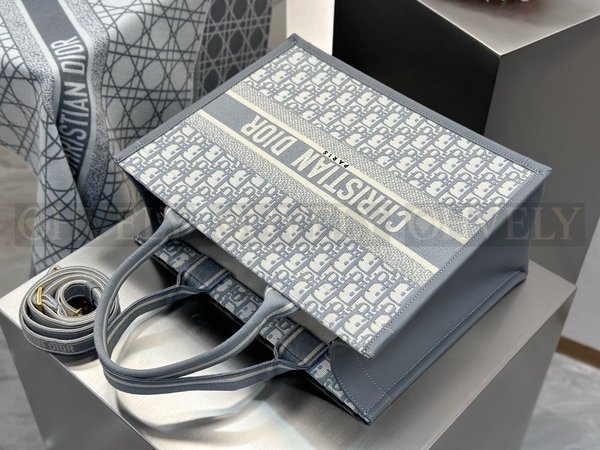 디올 오블리크 북 토트 스트랩백 미디움