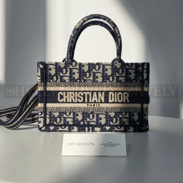 디올 오블리크 북 토트 미니 스트랩백