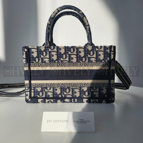 디올 오블리크 북 토트 미니 스트랩백