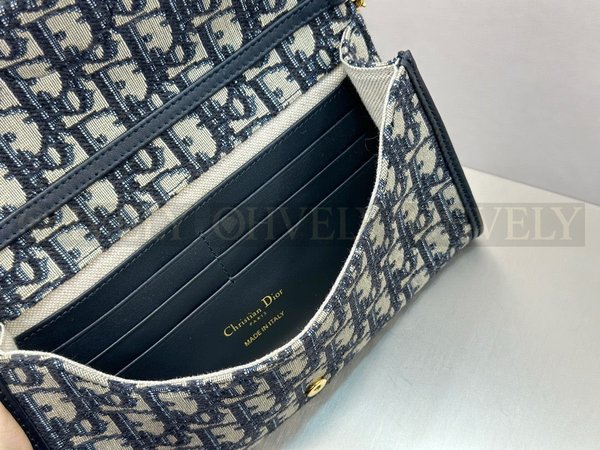 디올 오블리크 바비 이스트웨스트체인 파우치