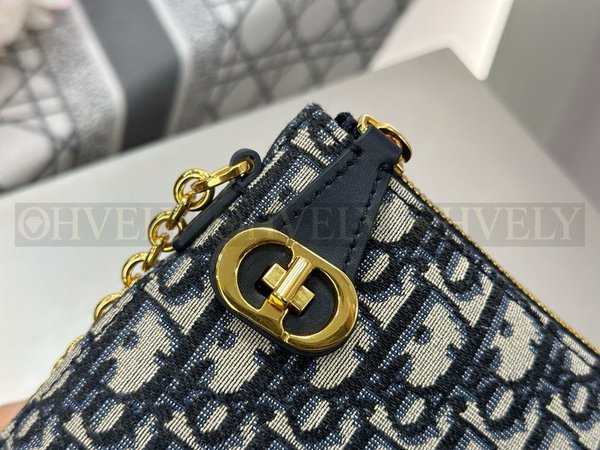 디올 오블리크 30몽테인 자카드 미니백