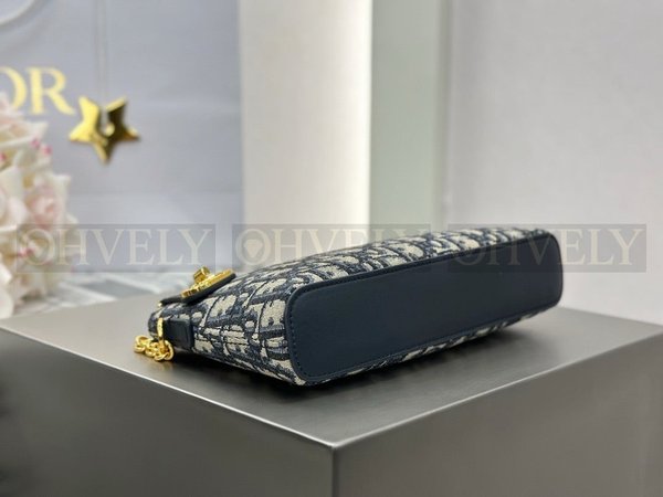 디올 오블리크 30몽테인 자카드 미니백