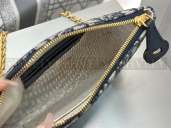 디올 오블리크 30몽테인 자카드 미니백