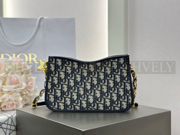 디올 시그니처 미니 호보백