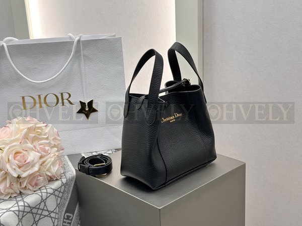 디올 시그니처 그레인 버킷백 스몰