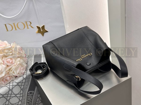 디올 시그니처 그레인 버킷백 스몰