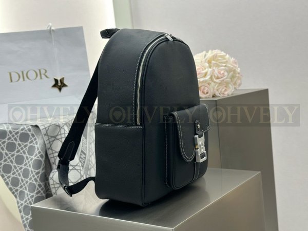 디올 새들 지퍼 백팩