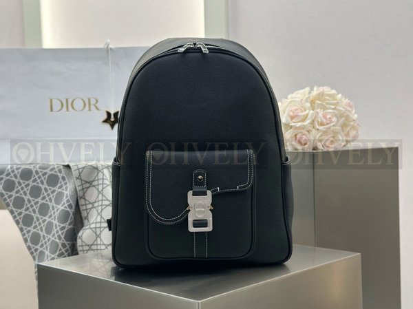디올 새들 지퍼 백팩