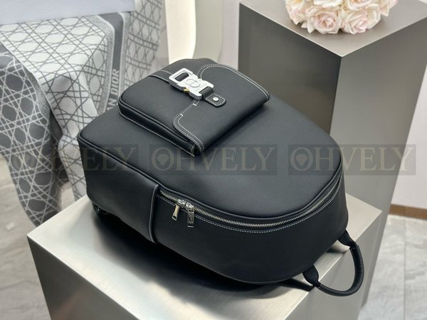 디올 새들 지퍼 백팩