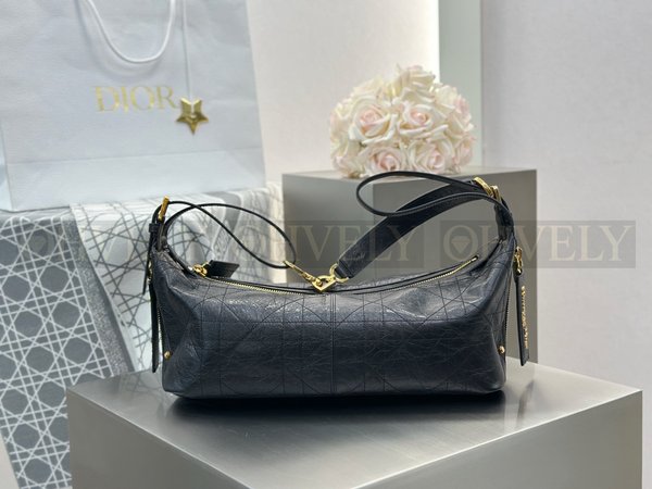 디올 매크로까나쥬 크링클 디저니백 라지