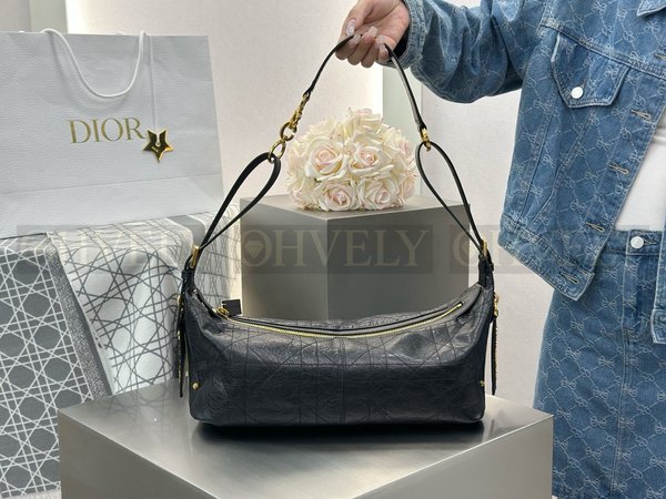 디올 매크로까나쥬 크링클 디저니백 라지