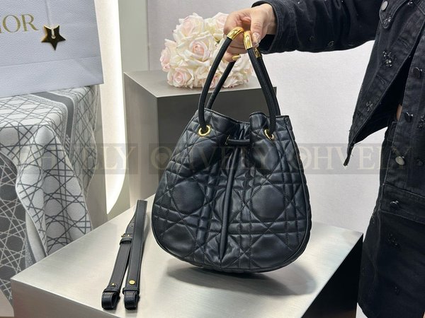 디올 매크로까나쥬 노리타 숄더백 미디움