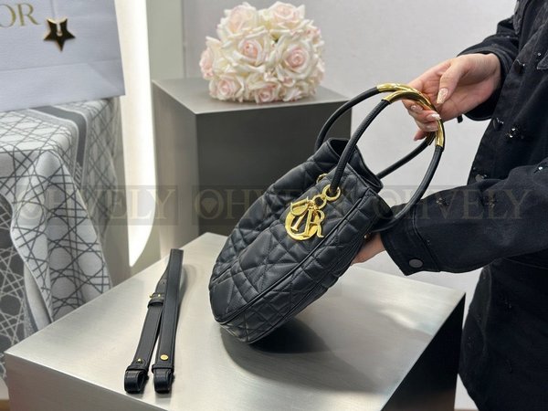 디올 매크로까나쥬 노리타 숄더백 미디움