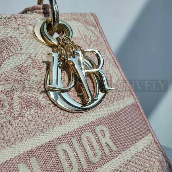 디올 레이디백 미디움 트왈 드 주이