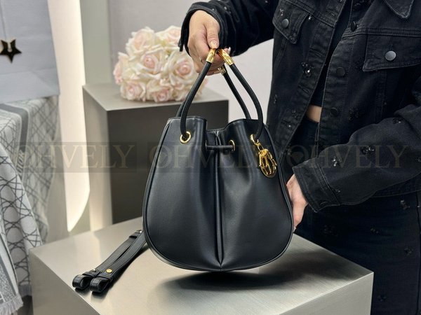 디올 레더 노리타 숄더백 미디움