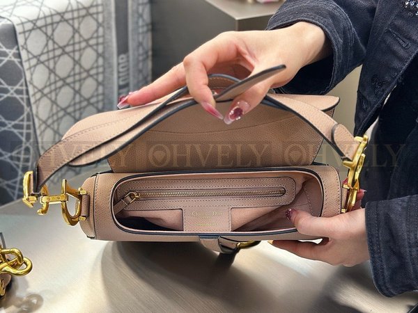 디올 새들 스트랩백 그레인 미디움