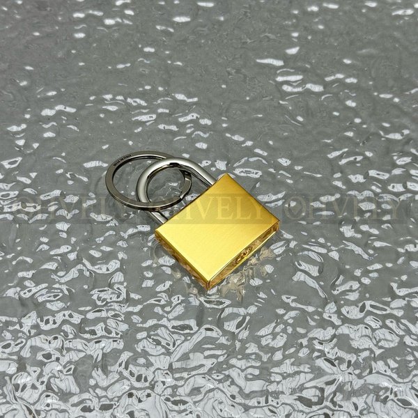 발렌시아가 골드 락 키링