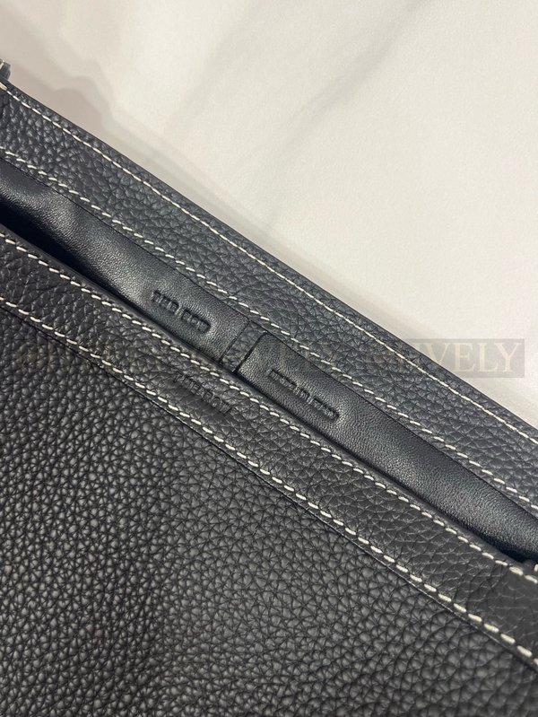 더로우 파크 토트 3 스티치 가죽 백