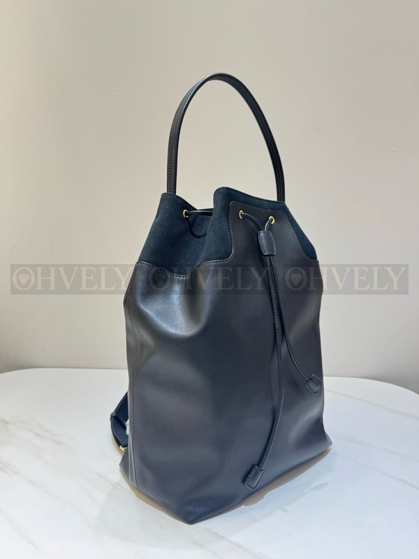 더로우 스프링 레더 캔버스 백팩