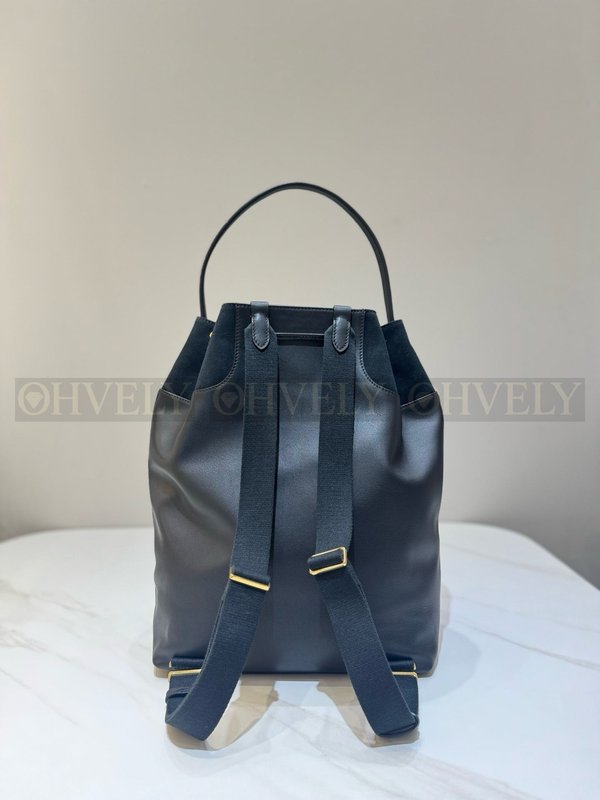 더로우 스프링 레더 캔버스 백팩